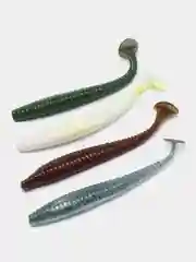Разноцветный силиконовая приманка, червь искусственный Keitech S-SHAD Tail