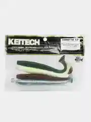 Разноцветный силиконовая приманка, червь искусственный Keitech S-SHAD Tail