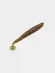 Лесной зеленый силиконовая приманка, червь искусственный Keitech S-SHAD Tail