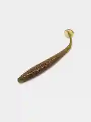 Лесной зеленый силиконовая приманка, червь искусственный Keitech S-SHAD Tail