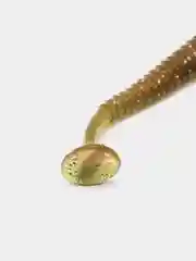 Лесной зеленый силиконовая приманка, червь искусственный Keitech S-SHAD Tail