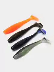 Разноцветный силиконовая приманка Keitech Tioga Fat