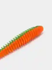 Рыжий виброхвост Lucky John Pro Series Spark Tail, силиконовый