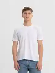 Белый мужская футболка, хлопок