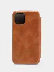 Коричневый чехол книжка для iPhone 6/7/7PLUS/8/11/11PRO/12/12MINI/XR/X/XS/XS Max/12PROMAX