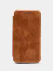 Коричневый чехол книжка для iPhone 6/7/7PLUS/8/11/11PRO/12/12MINI/XR/X/XS/XS Max/12PROMAX