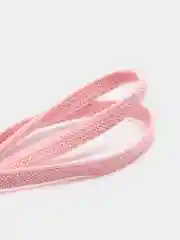 Конфетный шнурки плоские, эластичные с металлической капсулой-застежкой