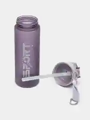 Фиолетовый бутылка для воды, спортивная, с трубочкой-поильником