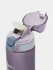 Фиолетовый бутылка для воды, спортивная, с трубочкой-поильником
