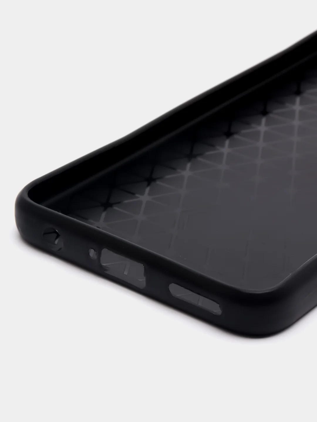 Угольный чехол Tecno Spark 9 Pro, силиконовый, под кожу