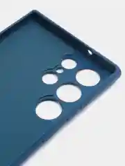 Синий меланж чехол для Samsung Galaxy S23 Ultra (Самсунг Галакси С23 Ультра), силиконовый