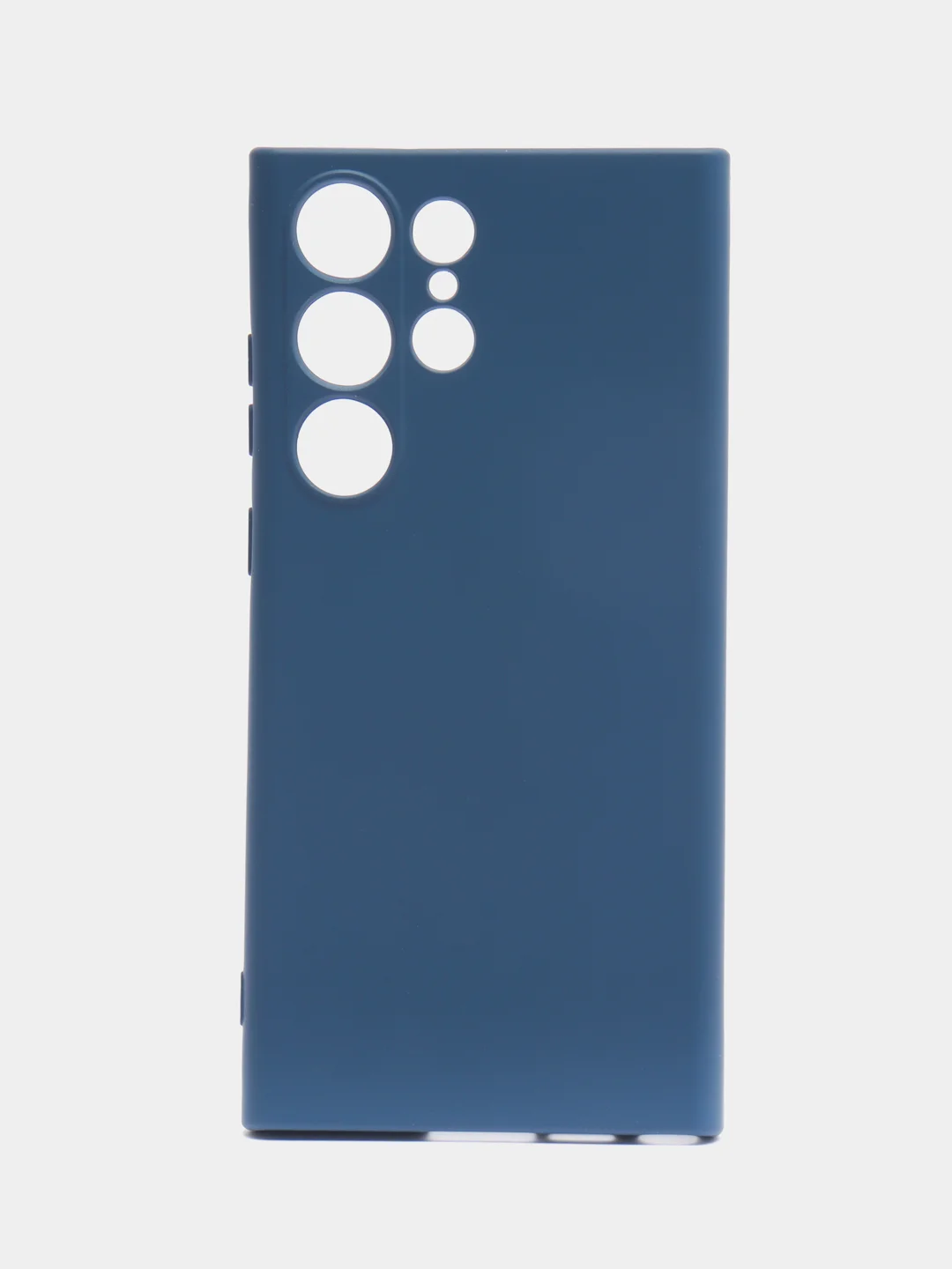 Синий меланж чехол для Samsung Galaxy S23 Ultra (Самсунг Галакси С23 Ультра), силиконовый