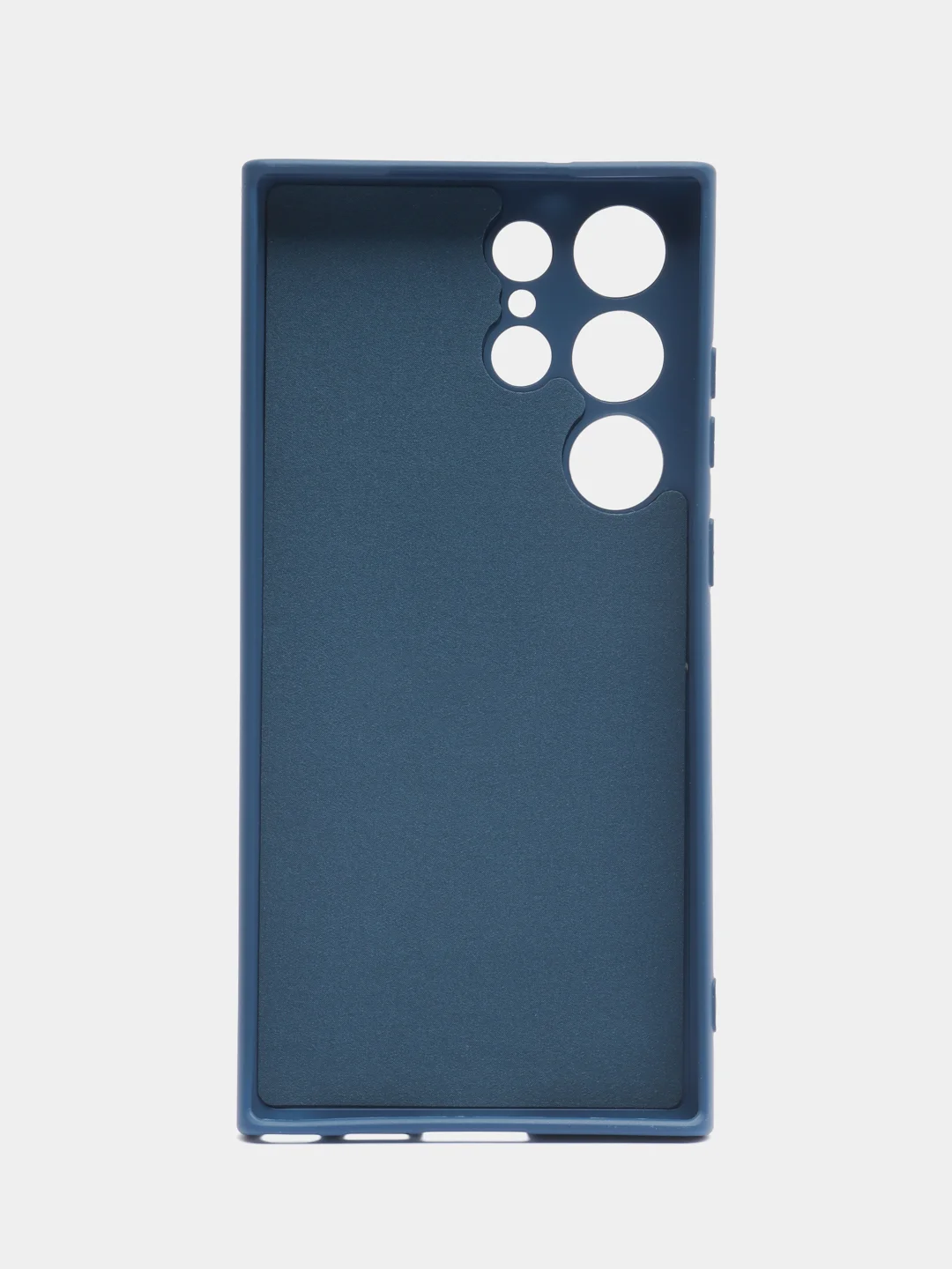 Синий меланж чехол для Samsung Galaxy S23 Ultra (Самсунг Галакси С23 Ультра), силиконовый
