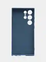 Синий меланж чехол для Samsung Galaxy S23 Ultra (Самсунг Галакси С23 Ультра), силиконовый