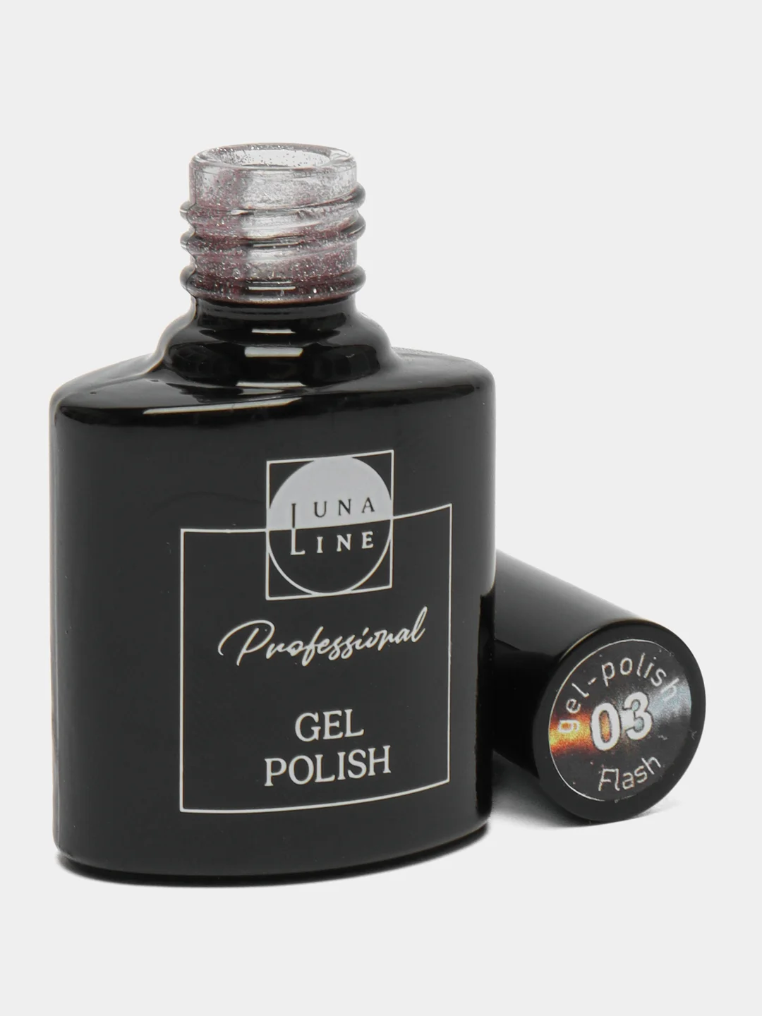Пудровый светоотражающий гель-лак Luna Line Professional Flash, 10 мл