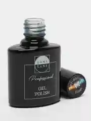 Бирюзовый светоотражающий гель-лак Luna Line Professional Flash, 10 мл