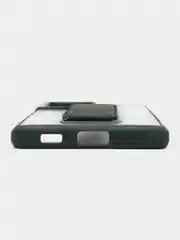 Тёмно-зелёный friendly CASE чехол подставка магнитный, для samsung A02/A12/A22/A31/A51/A52/A72/S21/S20FE
