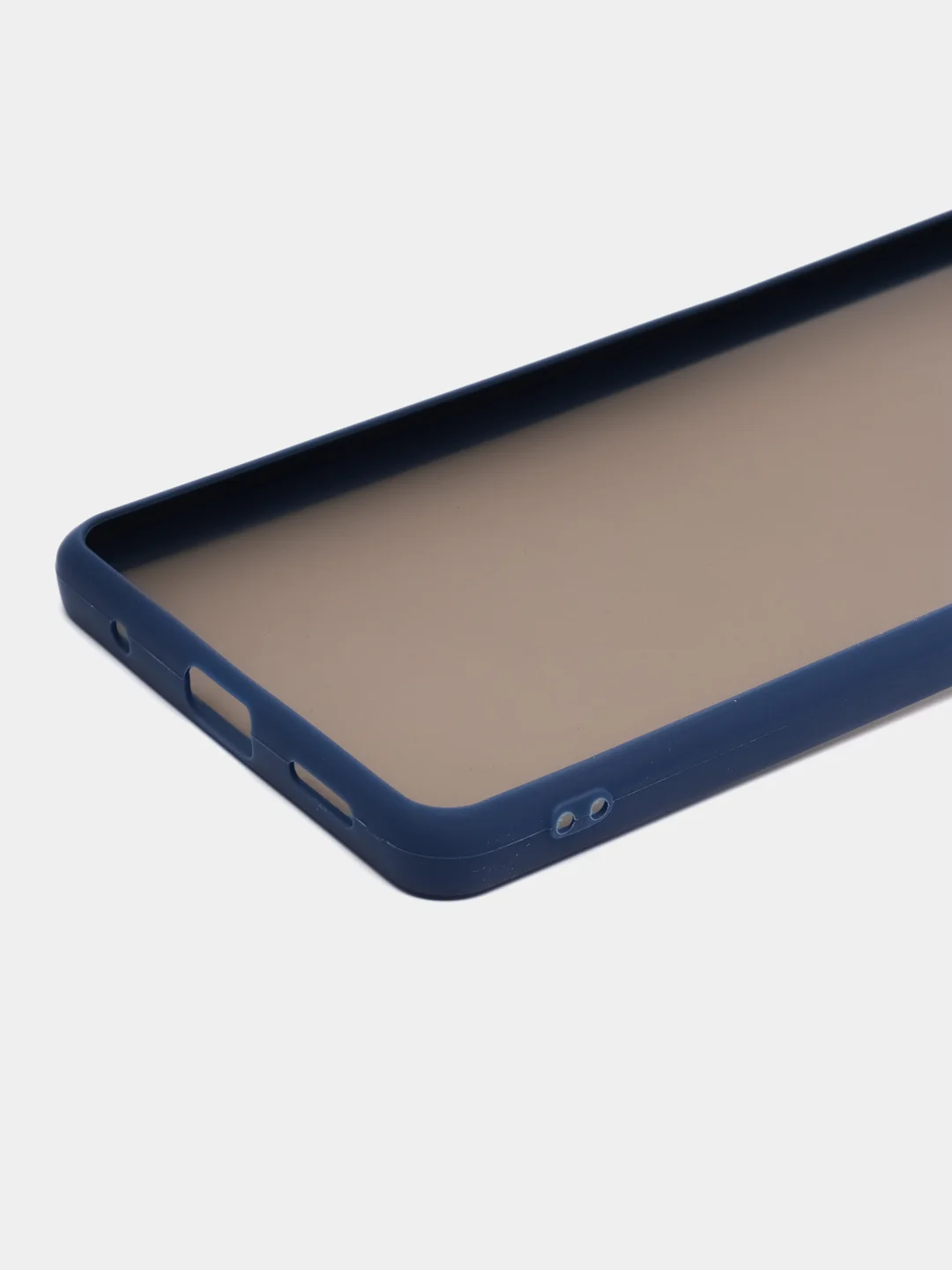 Синий чехол Xiaomi Redmi Note 10 Pro, Редми Нот 10 Про, пластиковый матовый с цветными кнопками