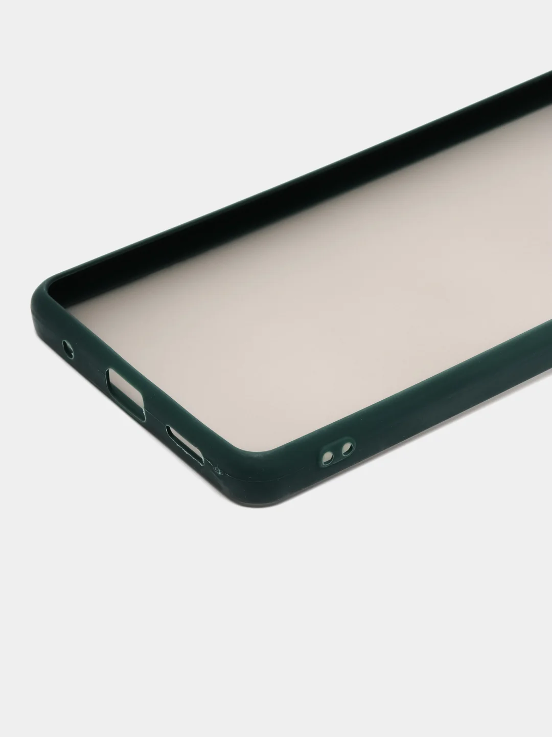 Тёмно-зелёный чехол Xiaomi Redmi Note 10 Pro, Редми Нот 10 Про, пластиковый матовый с цветными кнопками