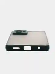 Тёмно-зелёный чехол Xiaomi Redmi Note 10 Pro, Редми Нот 10 Про, пластиковый матовый с цветными кнопками