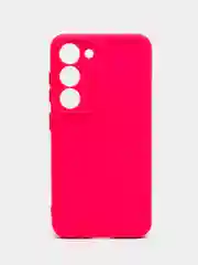 Тёмно-розовый чехол для Samsung Galaxy S23 (Самсунг Галакси С23), силиконовый