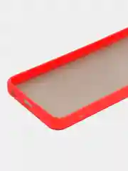 Красный чехол Infinix Smart 6 Plus Инфиникс Смарт 6 Плюс, пластиковый матовый с цветными кнопками