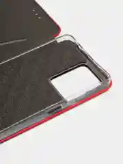 Красный чехол-книжка для Poco X5 Pro 5G / Redmi Note 12 Pro 5G / Note 12 Pro+ 5G / Нот 12 Про 5Г