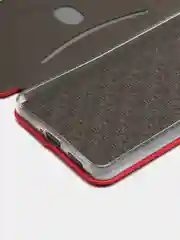Красный чехол-книжка для Poco X5 Pro 5G / Redmi Note 12 Pro 5G / Note 12 Pro+ 5G / Нот 12 Про 5Г