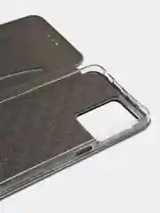 Серебряный чехол-книжка для Poco X5 Pro 5G / Redmi Note 12 Pro 5G / Note 12 Pro+ 5G / Нот 12 Про 5Г