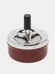 Бордовый пепельница крутящаяся с механизмом