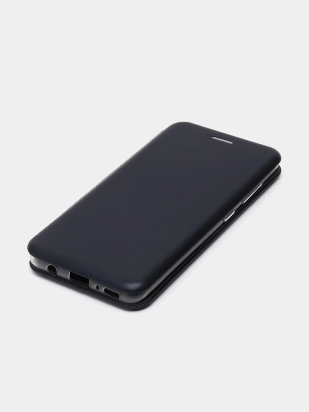 Темно-синий чехол-книжка для Samsung Galaxy A 41, экокожа (Самсунг А 41) A41
