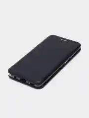 Темно-синий чехол-книжка для Samsung Galaxy A 41, экокожа (Самсунг А 41) A41