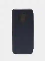 Темно-синий чехол-книжка Huawei Mate 20 Pro, Хуавей Mate 20 про, экокожа