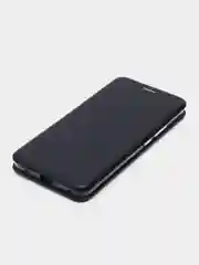Темно-синий чехол-книжка Huawei Mate 20 Pro, Хуавей Mate 20 про, экокожа