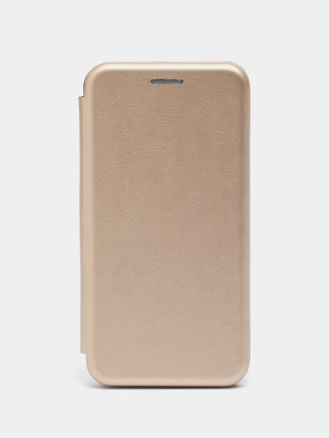 Золотой чехол-книжка для Samsung Galaxy A 40 (Самсунг А 40), экокожа