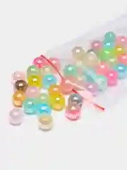 Разноцветный бусины, 8 мм, акриловые, пластиковые, для браслета