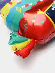 Разноцветный воздушный, фольгированный шар "Ходячая Лама", 90 см