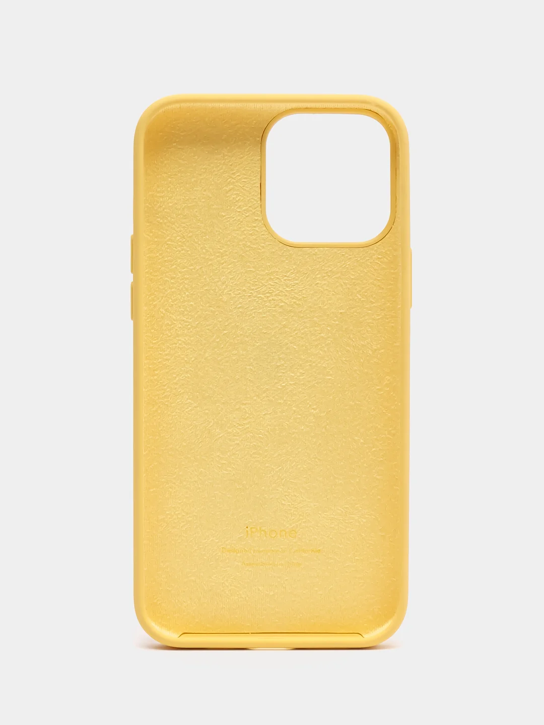 Желтый чехол Silicone Case Iphone 13, 13 Mini, 13 Pro, 13 Pro Max (Айфон)