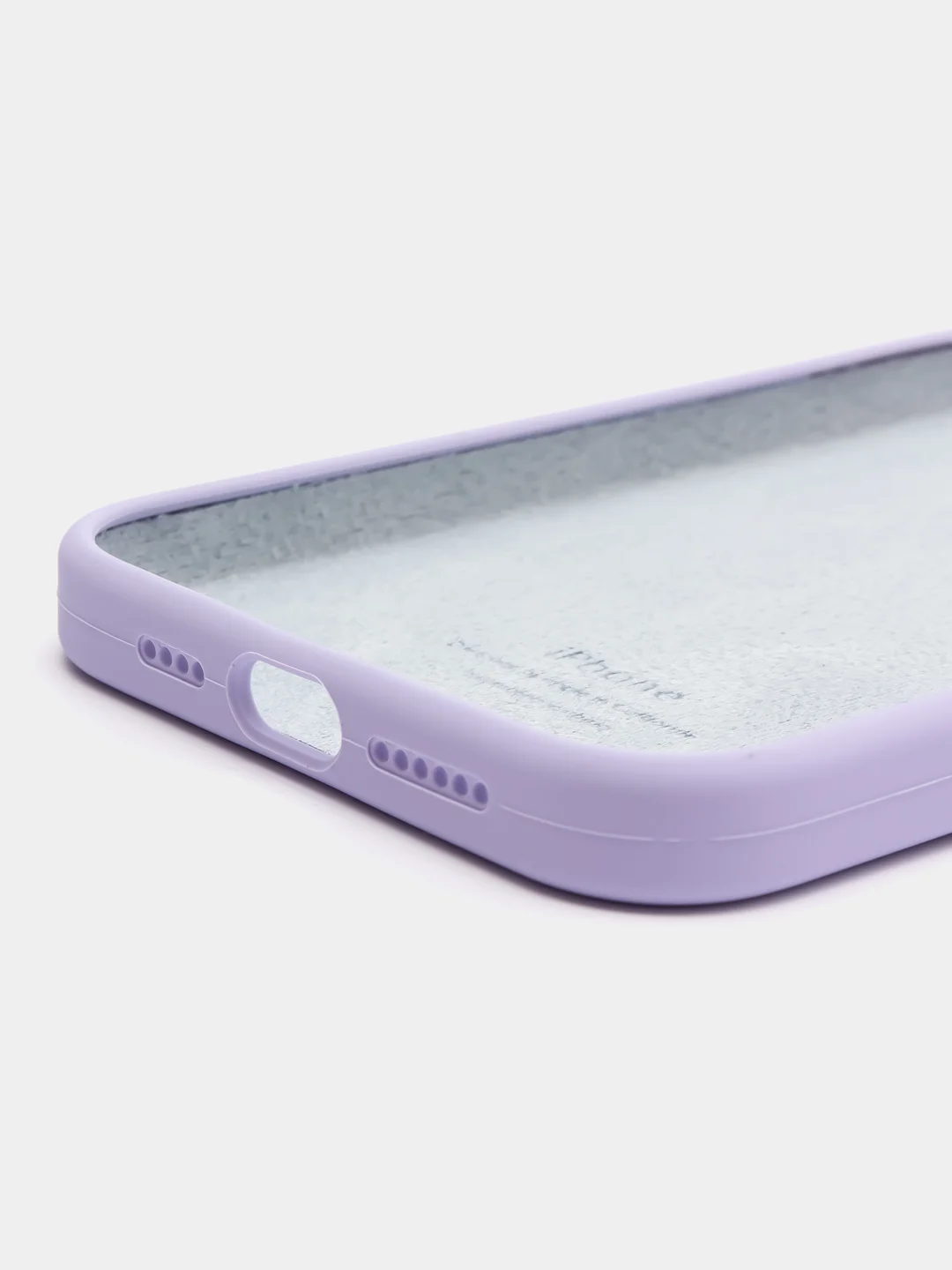 Лавандовый чехол Silicone Case Iphone 13, 13 Mini, 13 Pro, 13 Pro Max (Айфон)
