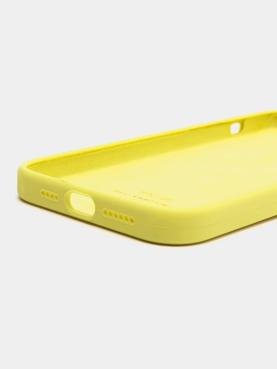 Лимонный чехол Silicone Case Iphone 13, 13 Mini, 13 Pro, 13 Pro Max (Айфон)