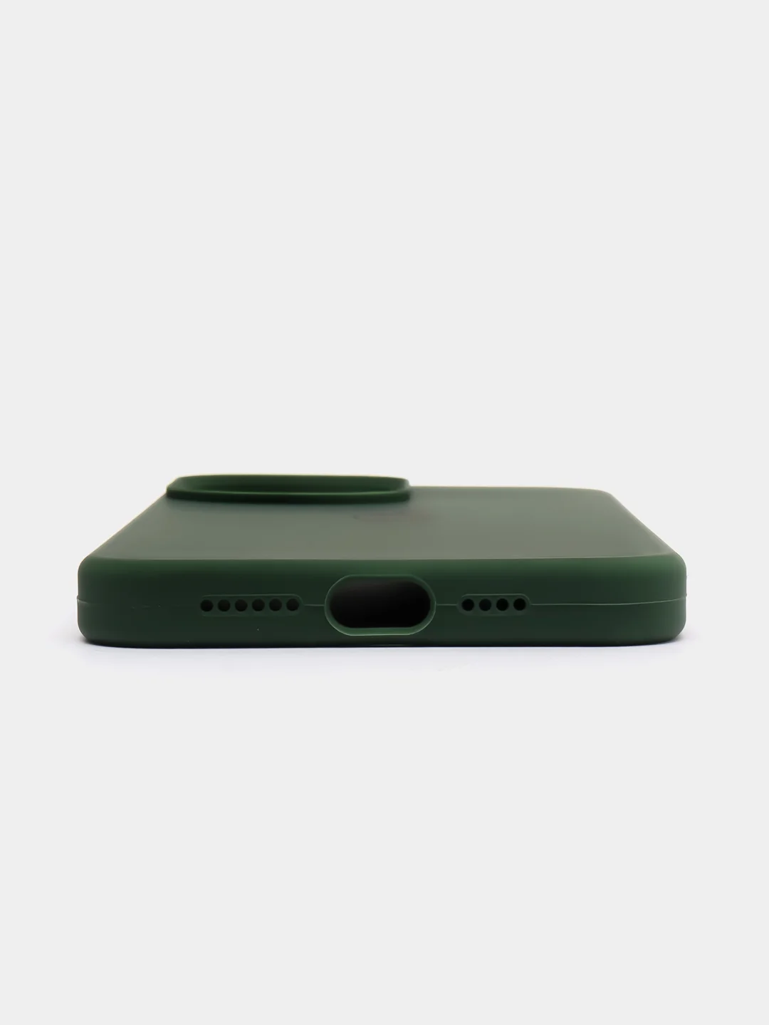 Тёмно-зелёный чехол Silicone Case Iphone 13, 13 Mini, 13 Pro, 13 Pro Max (Айфон)