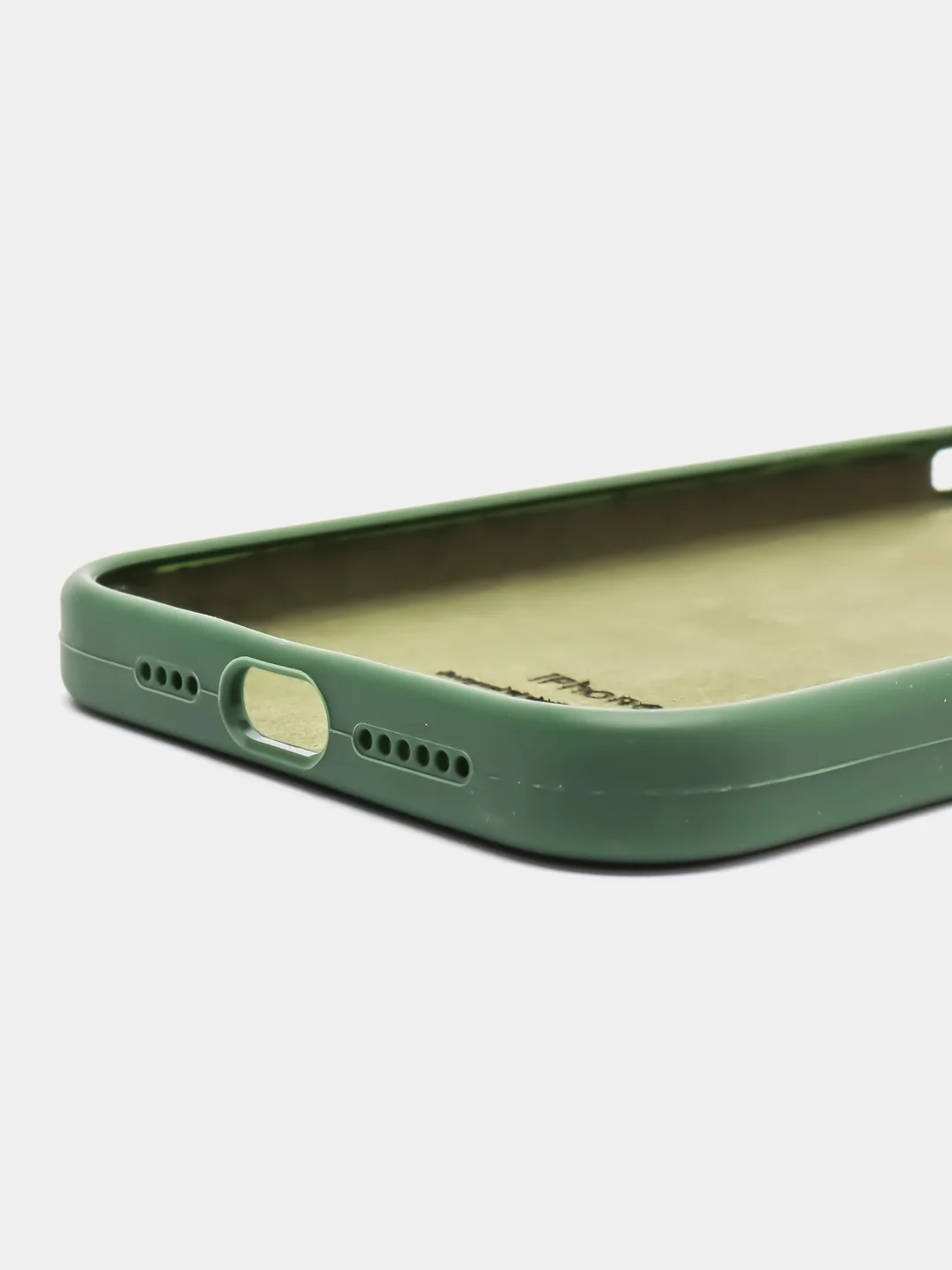 Тёмно-зелёный чехол Silicone Case Iphone 13, 13 Mini, 13 Pro, 13 Pro Max (Айфон)
