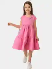 Розовый платье-трапеция для девочки / девочек / сарафан для девочек