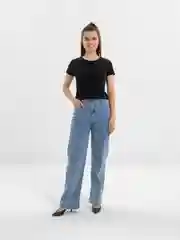 Белый укороченная женская футболка