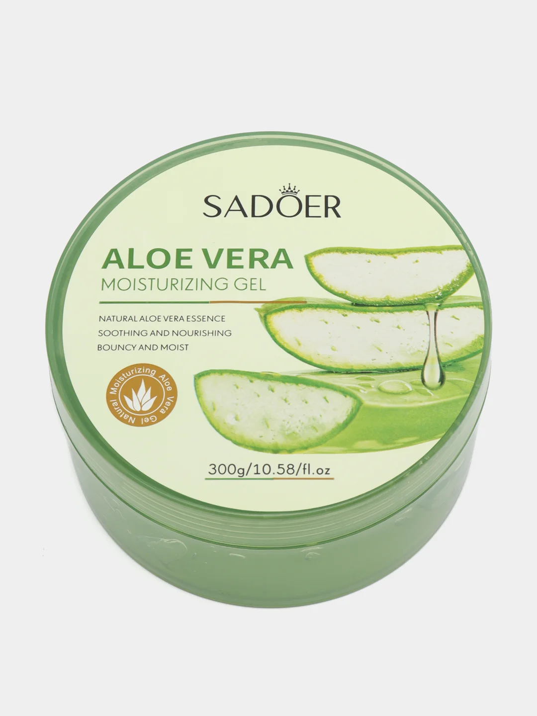 Увлажняющий гель с Алоэ вера 99% для тела и лица SADOER 300мл