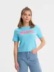 Голубой футболка женская /футболка для девочек