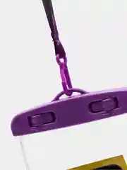 Фиолетовый чехол водонепроницаемый для телефона