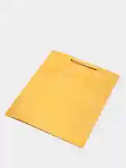 Золотой пакет подарочный