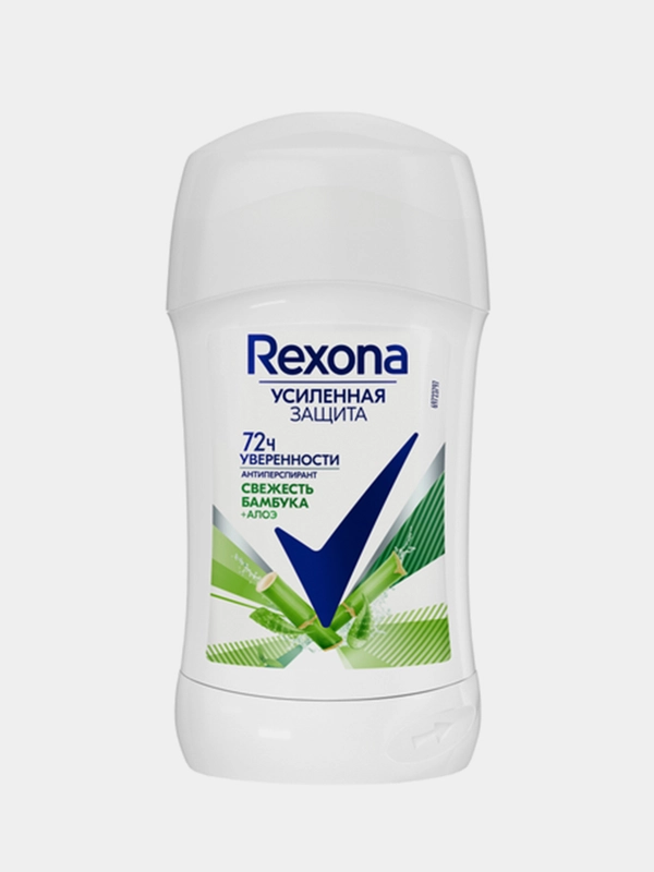 Антиперспирант карандаш Rexona "Свежесть бамбука и Алоэ Вера", женский, 40 мл
