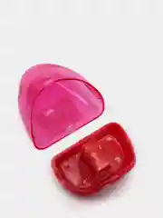 Красный точилка для карандаша с контейнером